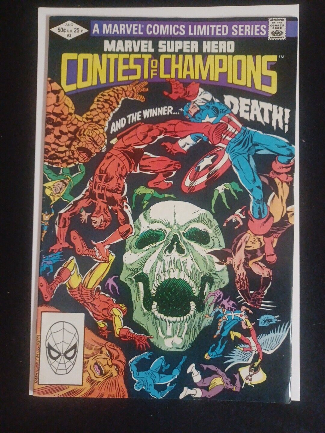 Marvel Super Hero: Contest of Champions #3 (1982, Marvel Comics) ~F/VF~
