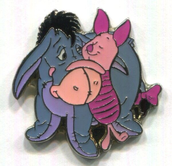 Disney Pins Piglet Hugging Eeyore Winnie the Pooh 100 Acre Collection Pin