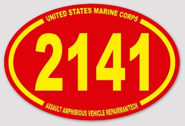 3 X 4.5 UNITED STATES MARINE CORPS USMC 2141 ASSAULT AMPHIBIOUS VEHICLE TECH