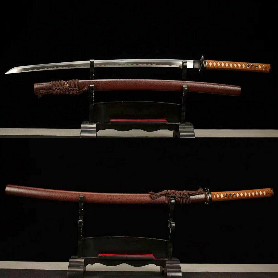 Sakabato katana 1095 high carbon steel japanese samurai sword Reverse Edge sharp