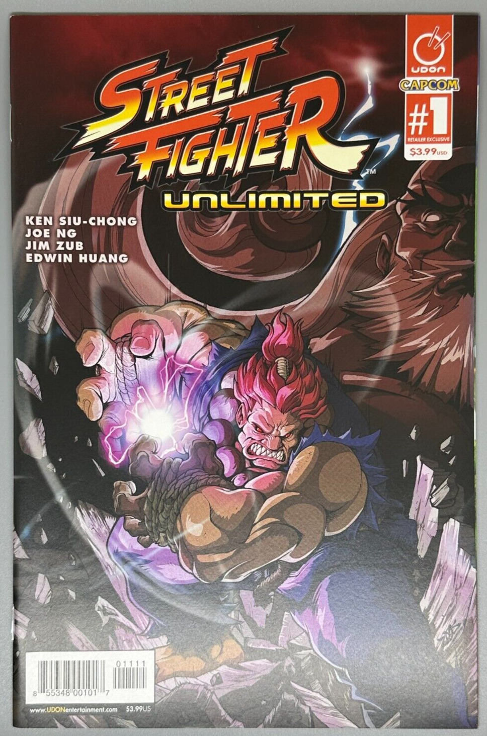 Street Fighter Unlimited #1 UDON Comics RARE Exclusive NM