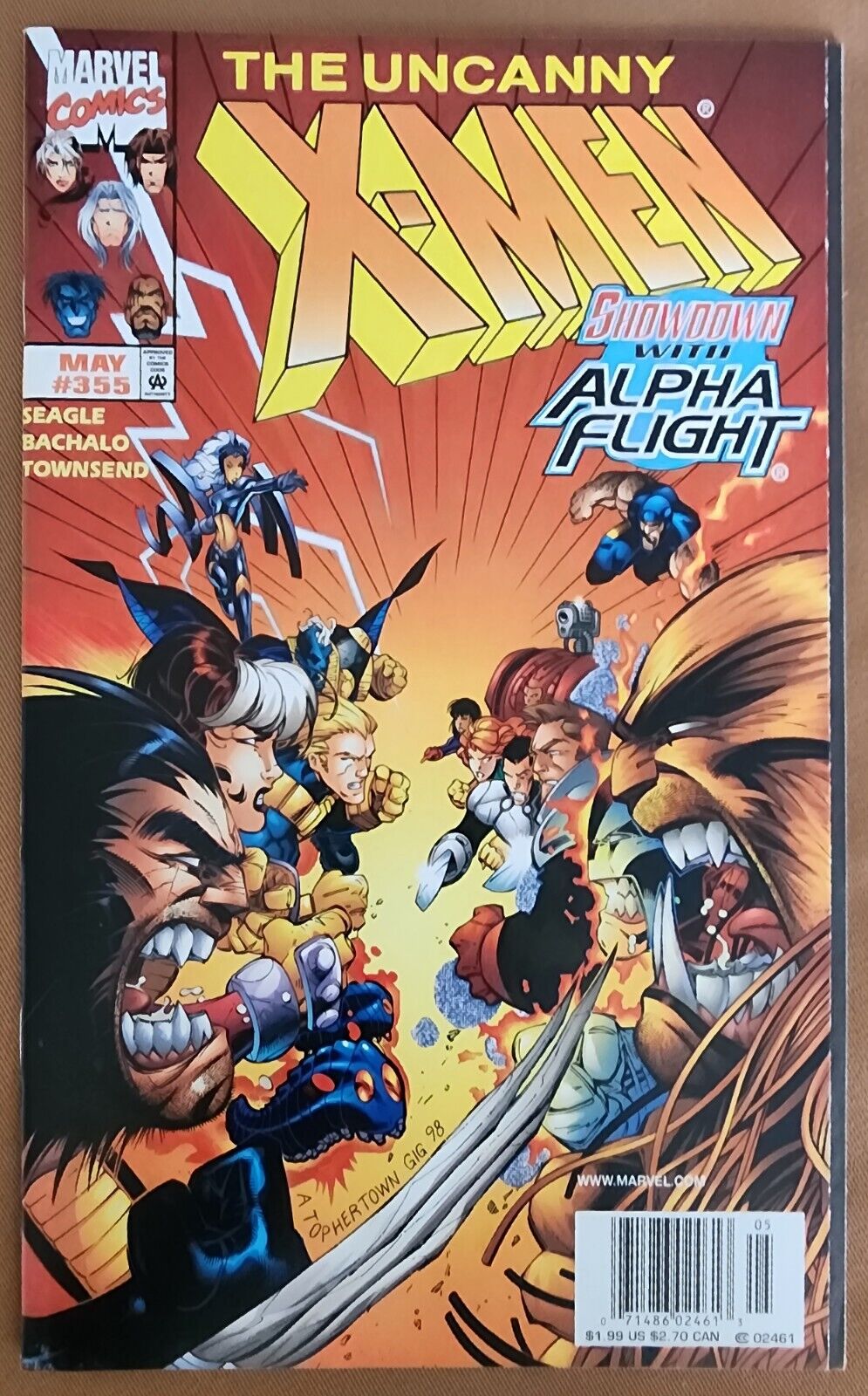 The Uncanny X-Men #355 (1998) Newsstand Edition 