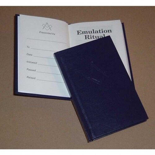 Masonic Emulation Ritual 13th Edition (Pocket) with a Bookcover