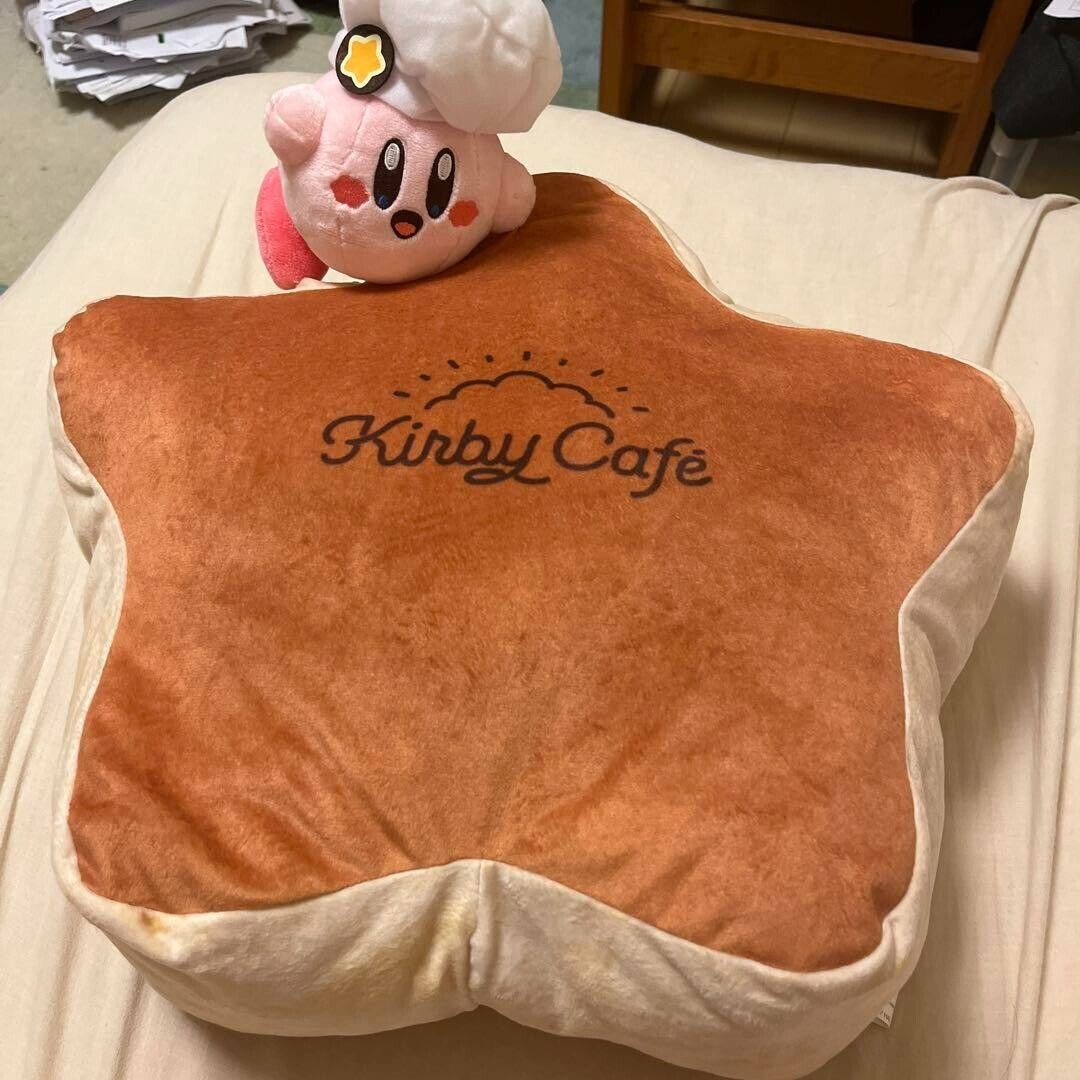 BANDAI Kirby plush toys ichiban kuji Kirby Café LP Warp Star Pancake Cushion