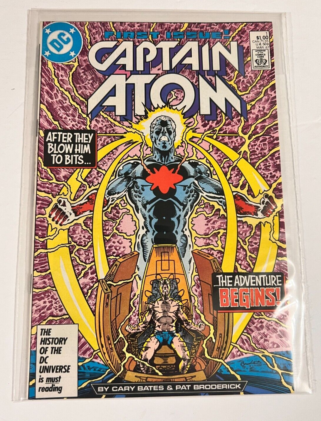 Captain Atom #1 DC Comics 1987 First Appearance General Wade