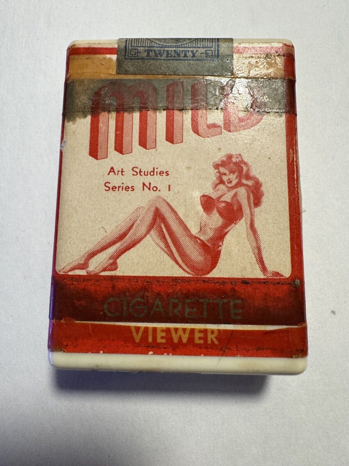 1950s MILD CIGARETTE VIEWER Art Studies Series No. 1 - 20 Pics of Pin Up Girly