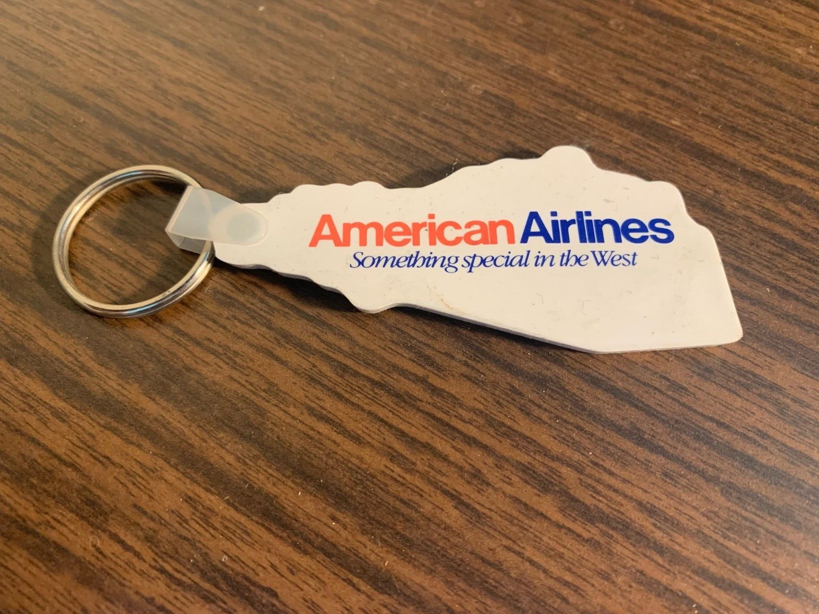 Vintage American Airlines West Coast Route Keychain