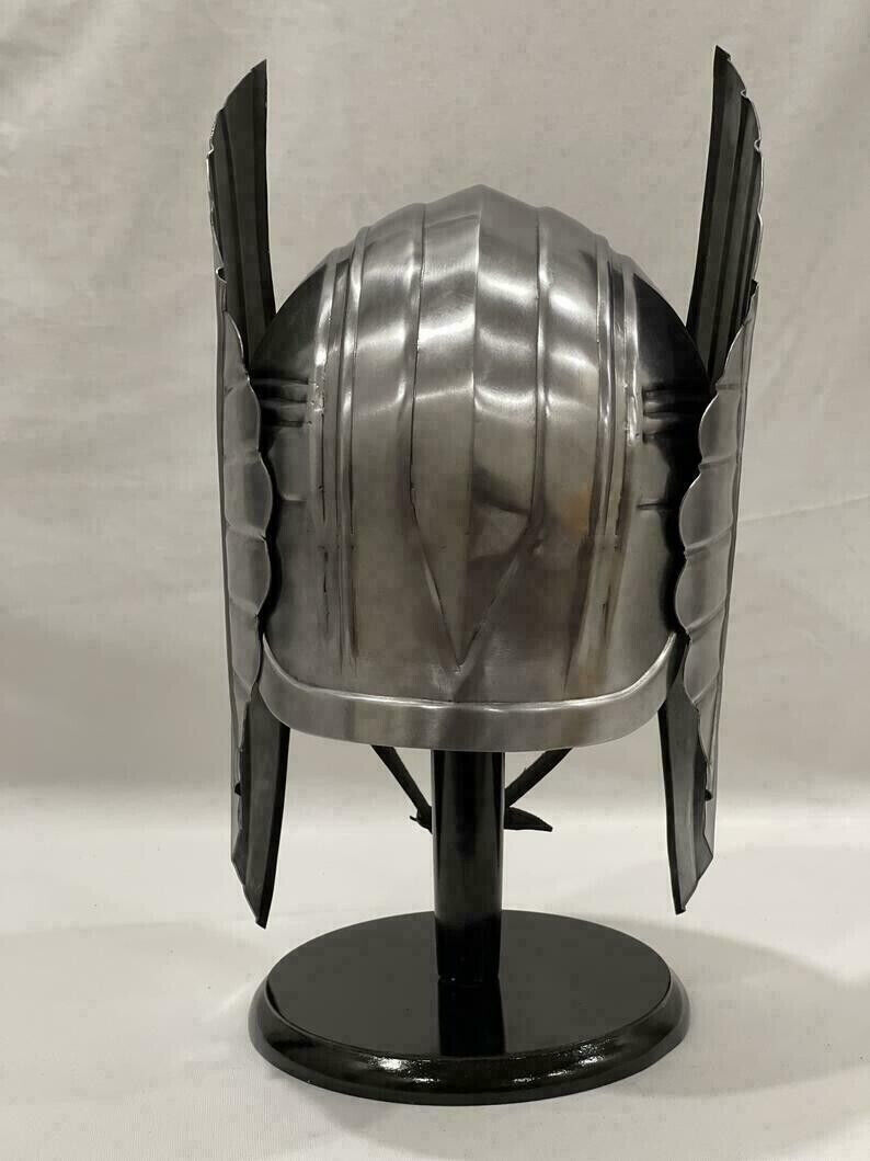 Thor Helmet 18 Gauge Mild Steel Ragnarok Movie Helmet with Stand Avengers Helmet