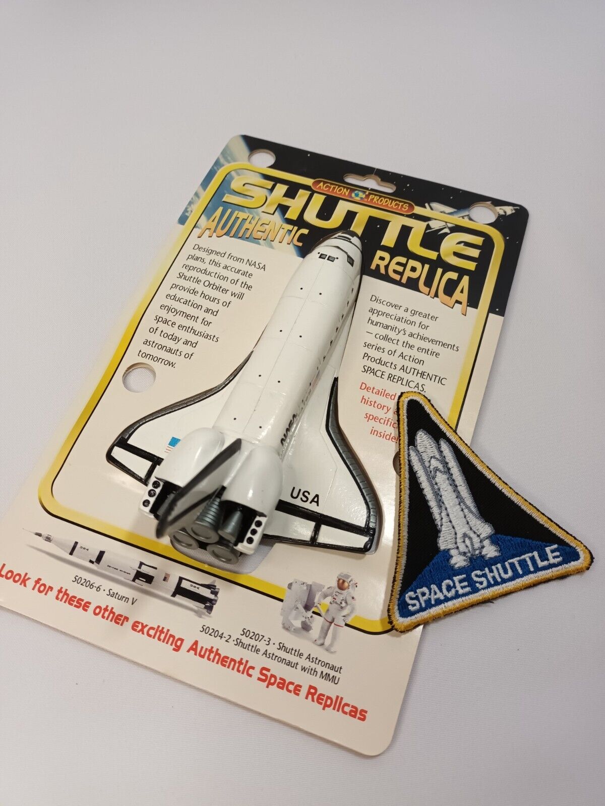 Vintage 1997 Action Products Shuttle Authentic Replica with NASA Patch