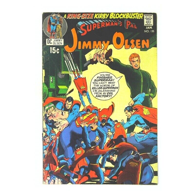 Superman's Pal Jimmy Olsen (1954 series) #135 in F minus cond. DC comics [r&