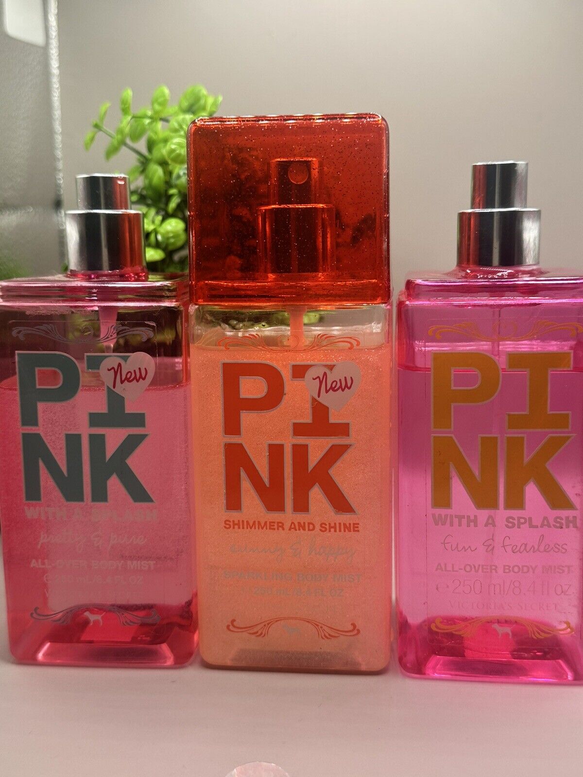 Victorias Secret Pink ORIGINAL Pretty & Pure - Sunny & Happy - Fun & Fearless 
