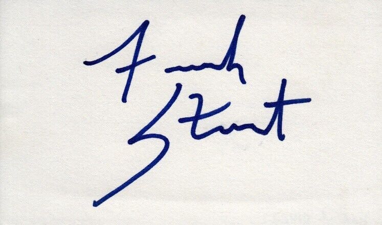 French Stewart autographed signed autograph index card 3rd Rock from the Sun COA