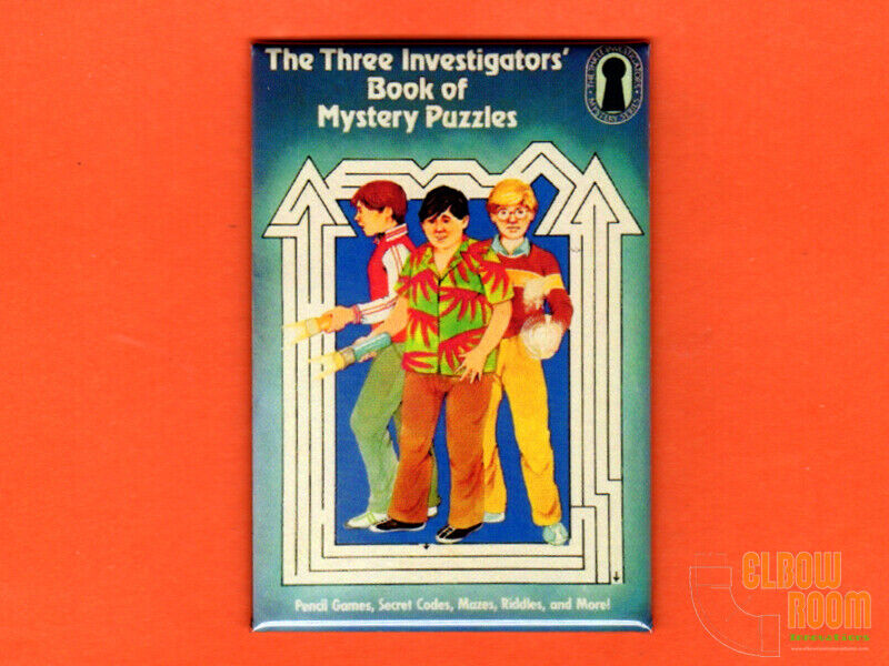 The Three Investigators Book of Mystery Puzzles cover art 2x3\