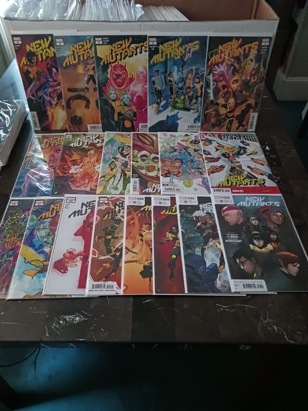 New Mutants 19 book lot 2019 Nm- or better
