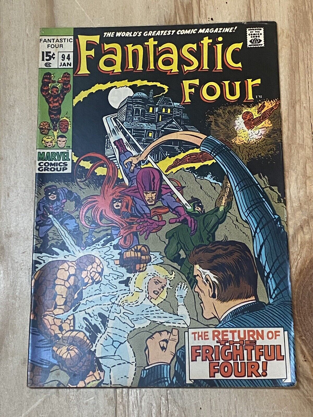 Fantastic Four 94 Marvel Comics 1969 1st Appearance Agatha Harkness
