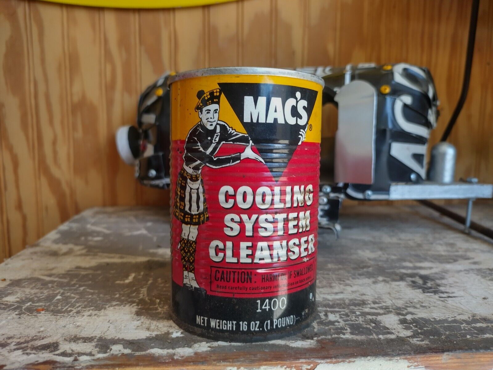VINTAGE MAC'S COOLING SYSTEM CLEANSER UNOPENED CAN