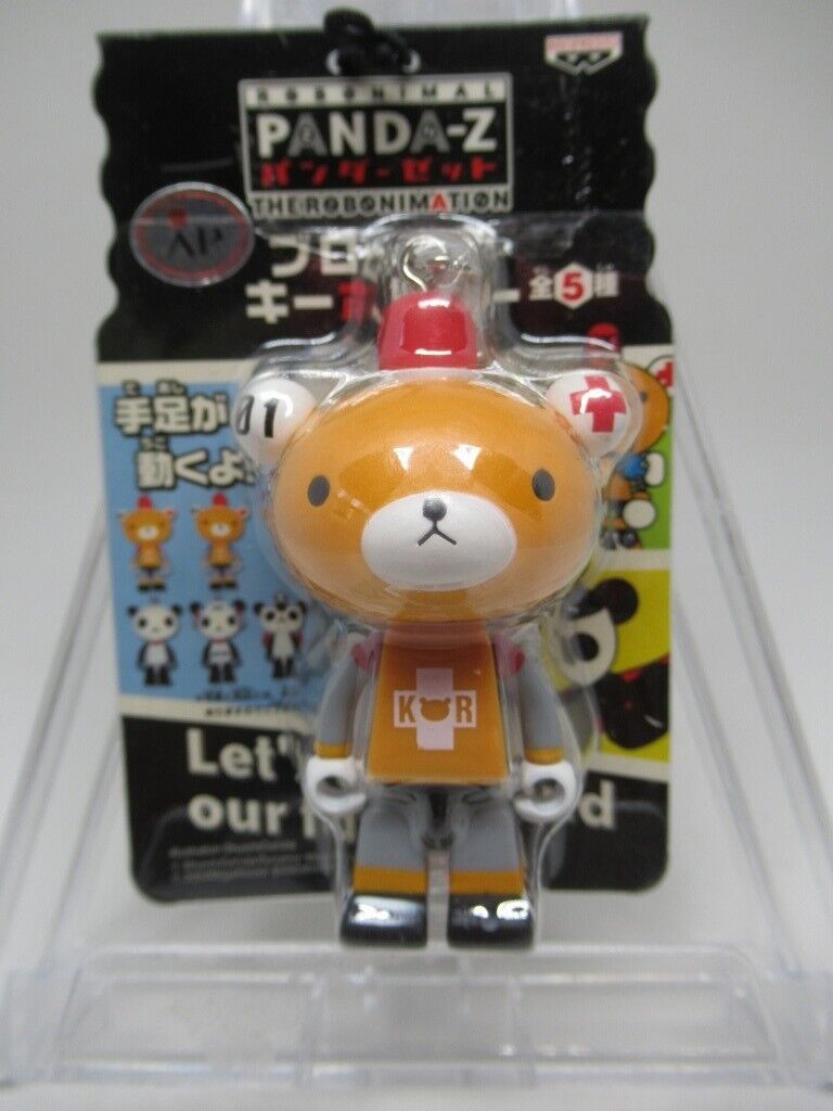 Bamprest Robonimal Panda Z The Robonimation Block Key Chain Strap From Japan