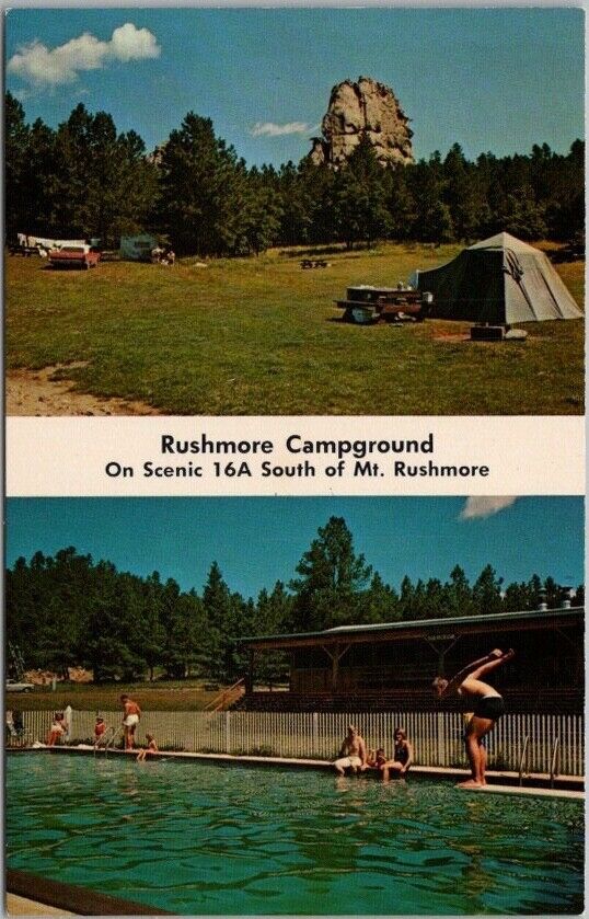 Vintage 1960s Keystone, South Dakota Postcard 