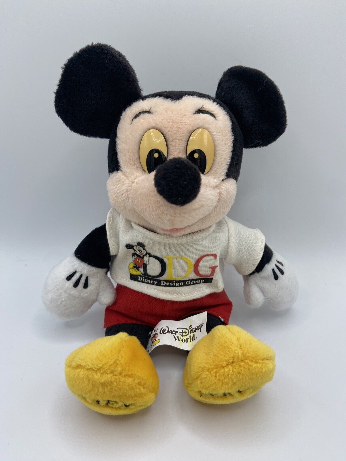 *VINTAGE W/ TAGS* Disney Design Group 90s Mickey Mouse Bean Bag Plush