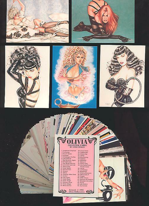 OLIVIA DEBERARDINIS SERIES 1 (Comic Images - 1992) - SINGLE CARDS - YOU PICK