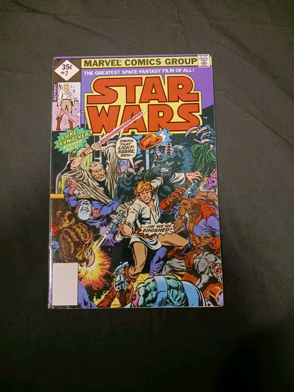 STAR WARS #2 WHITMAN 2nd VARIANT 1977 PART 2 OF A NEW HOPE ADAPTATION NM Unread 