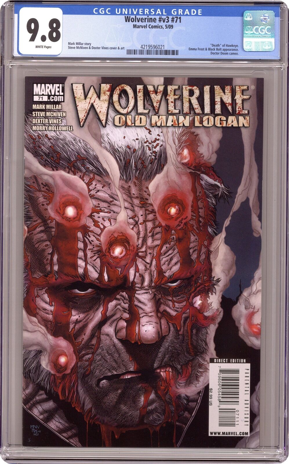 Wolverine #71A 1st Printing CGC 9.8 2009 4219596021