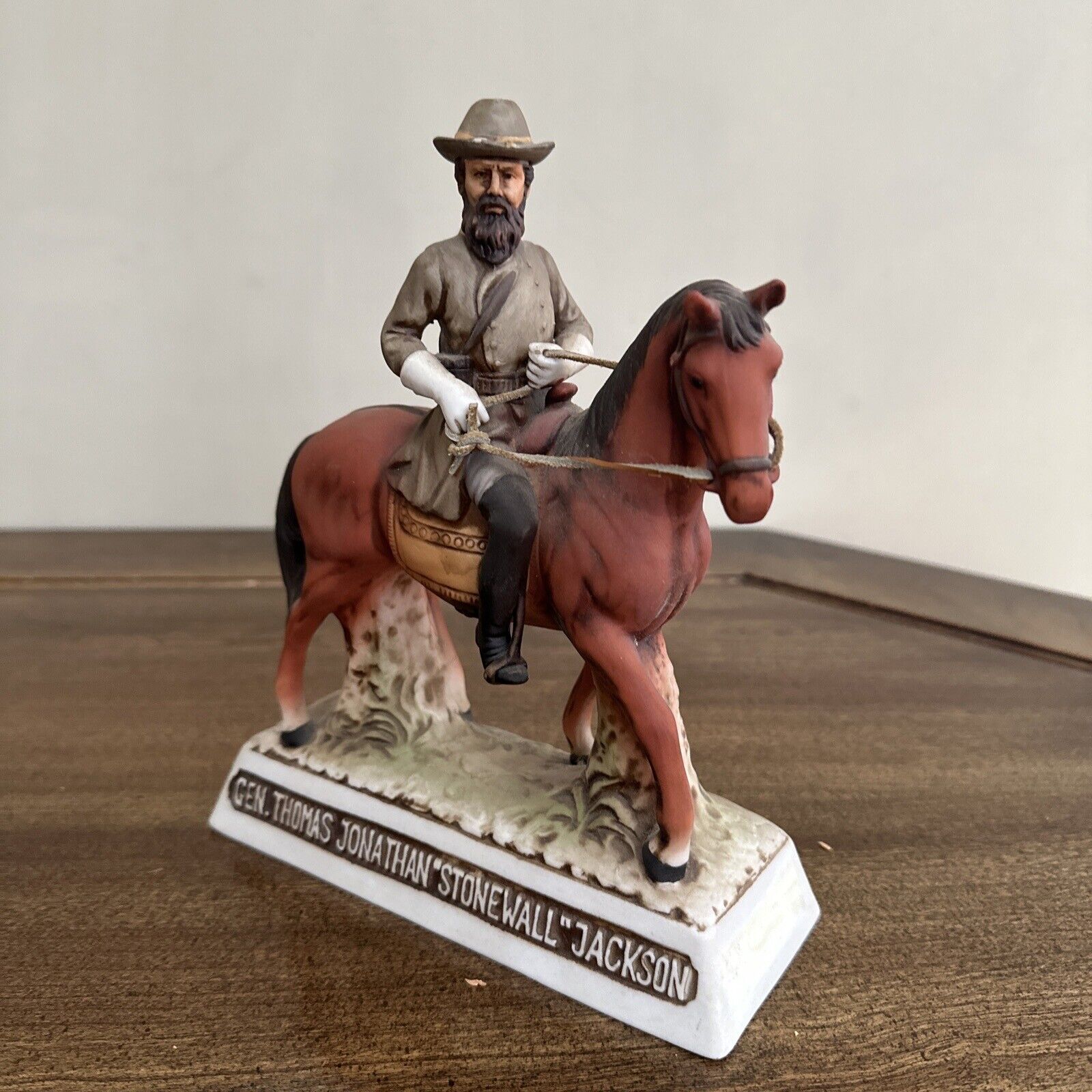Vintage Grenadier Original 1974  Gen Stonewall Jackson On Horse Decanter/#317