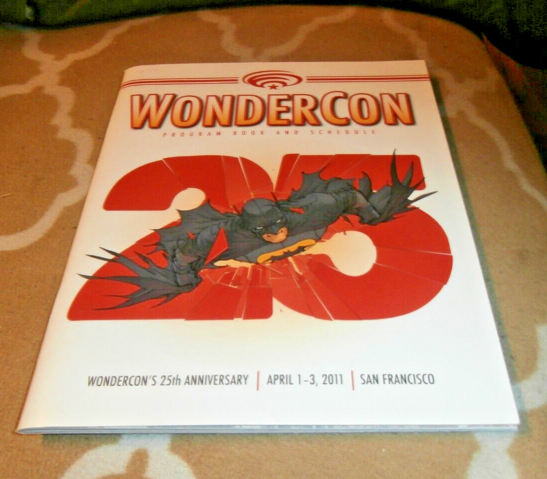 San Francisco WonderCon Program 2011  DC Marvel Superheroes
