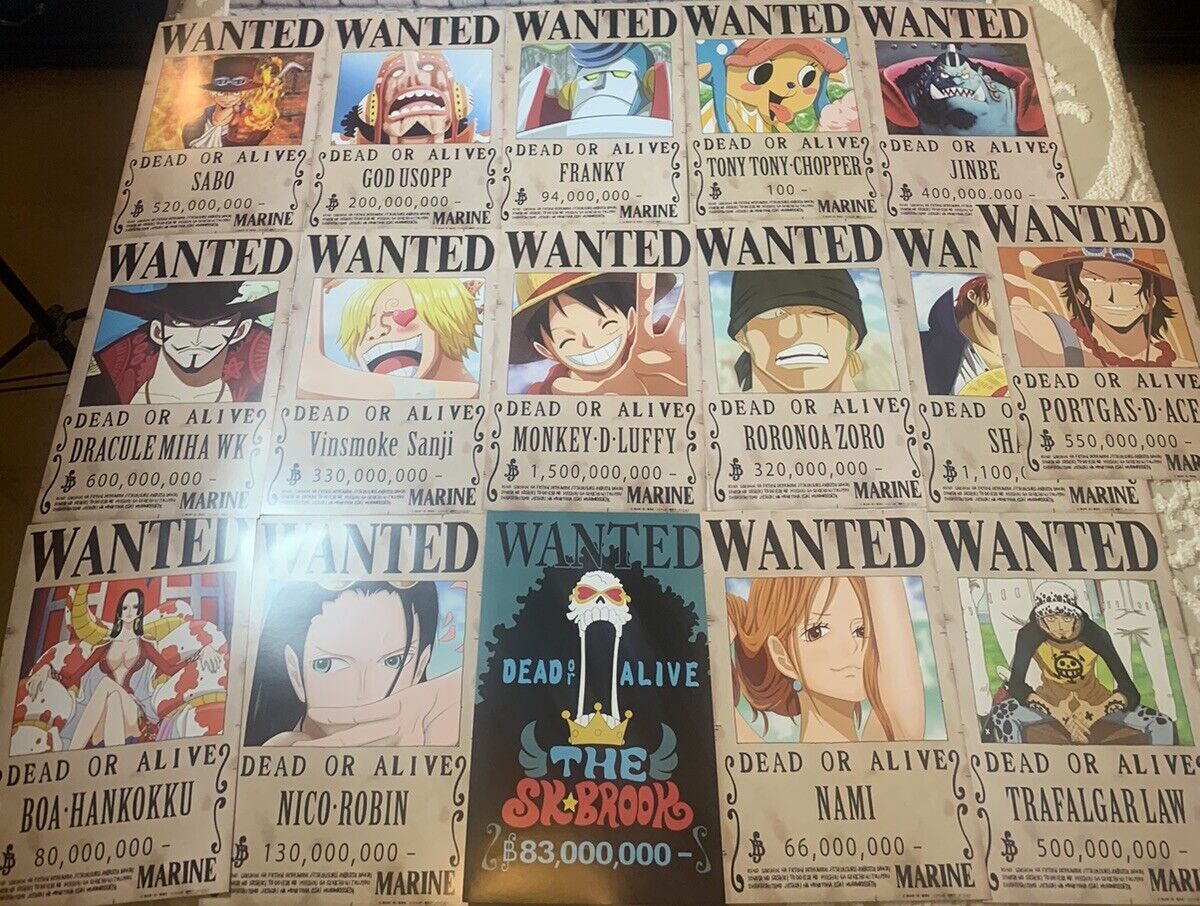 ONE PIECE Wanted Posters