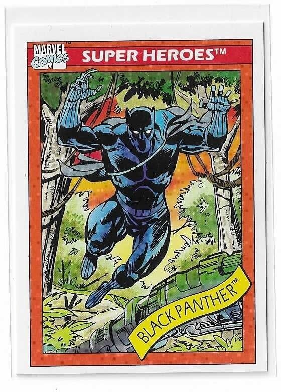 1990 Impel Marvel Universe #20 Black Panther