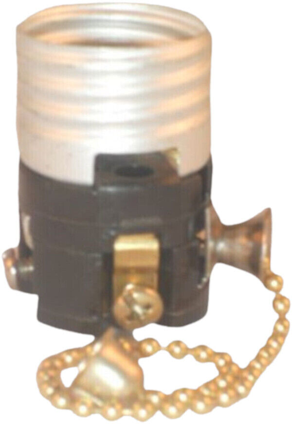 Leviton Pull Chain Interior Socket Brass Pull Chain Replacement Lamp Part