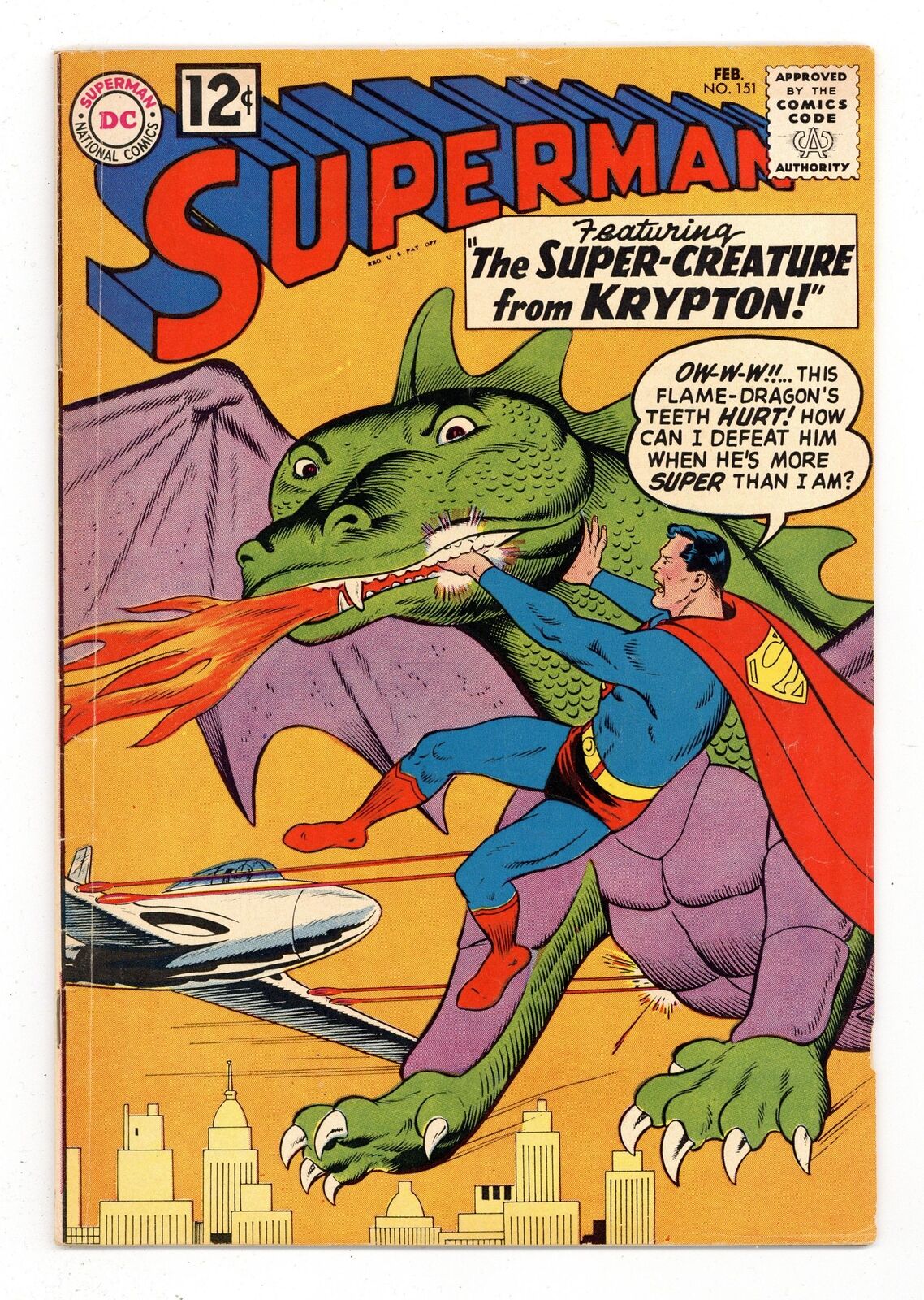 Superman #151 VG 4.0 1962