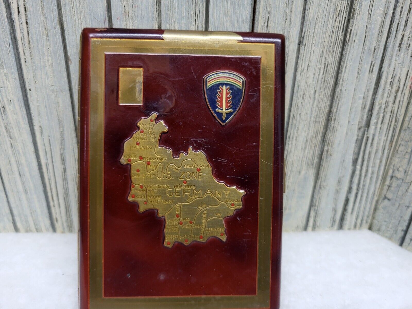 1946 US Army Germany Occupied Zone Cigarette Case