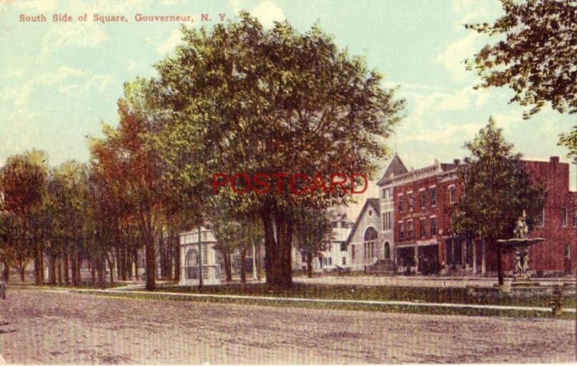 1912 SOUTH SIDE OF SQUARE, GOUVERNEUR, N. Y.