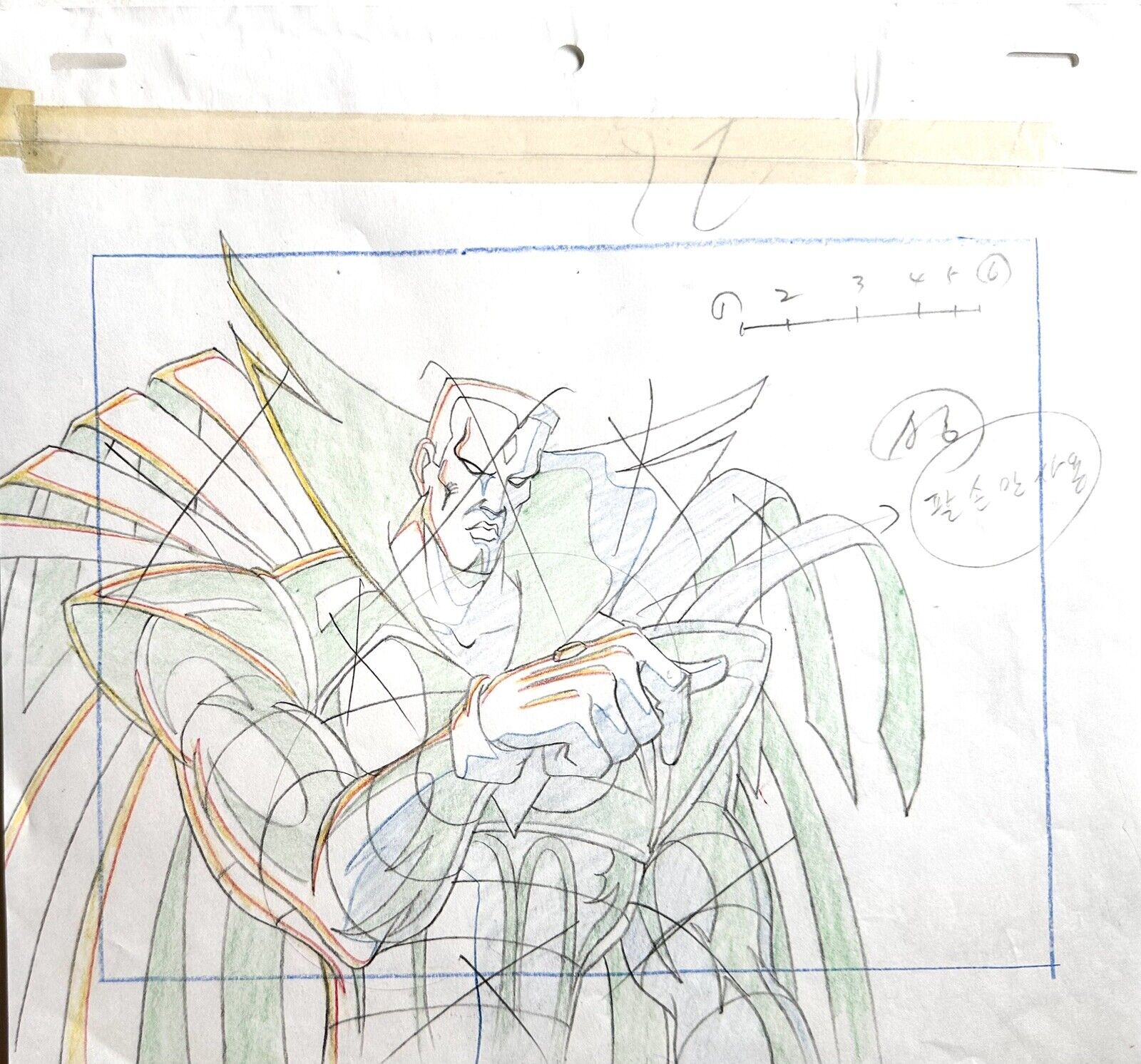 X-Men: The Animated Series - Original Production Sketch - Mr. Sinister