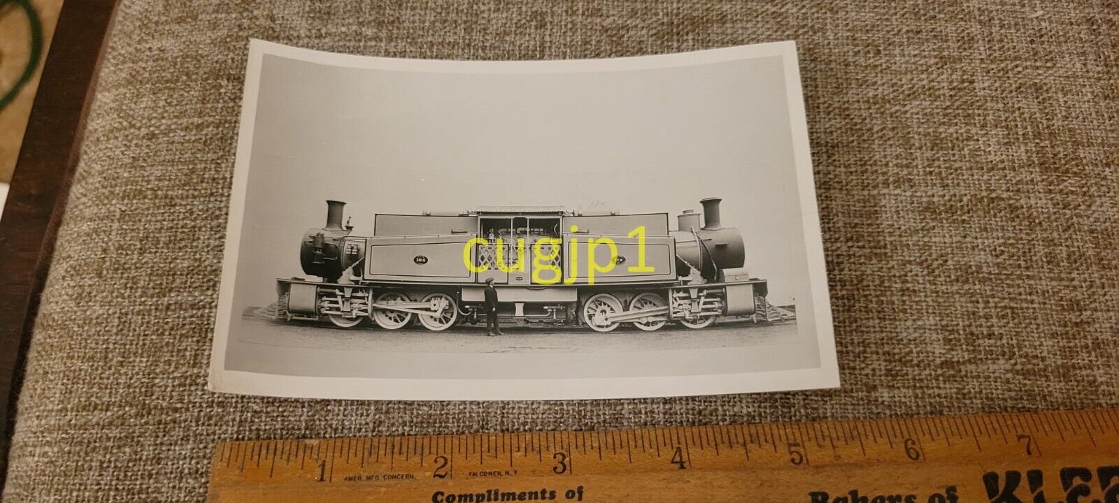 R86 Train Photograph Locomotive Engine RPPC FC MEXICANO 184 VULCAN 2587-1911