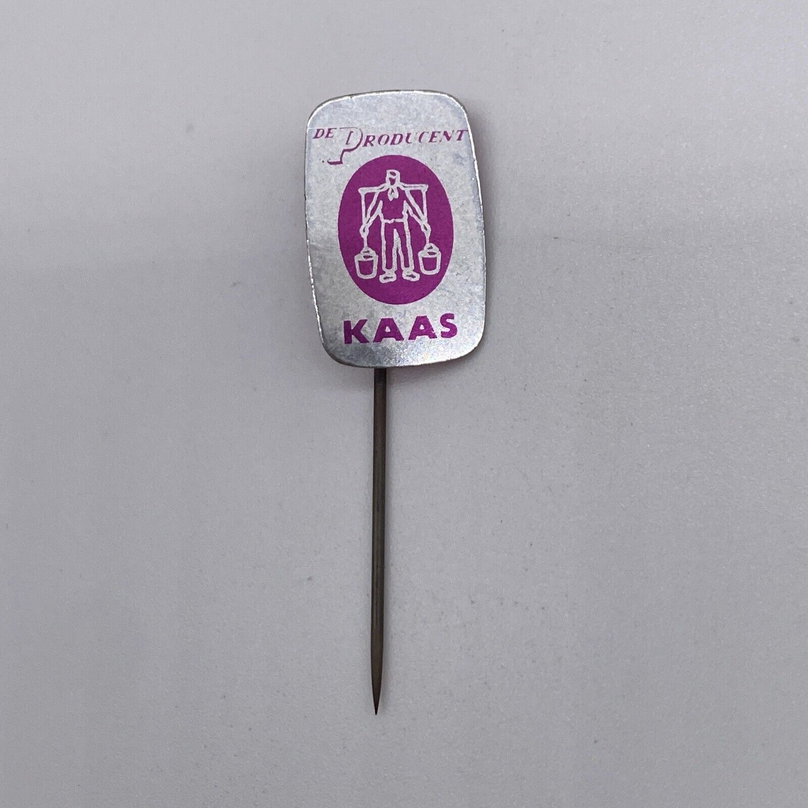 Vintage De Producent Kaas Advertising Hat Lapel Stick Pin