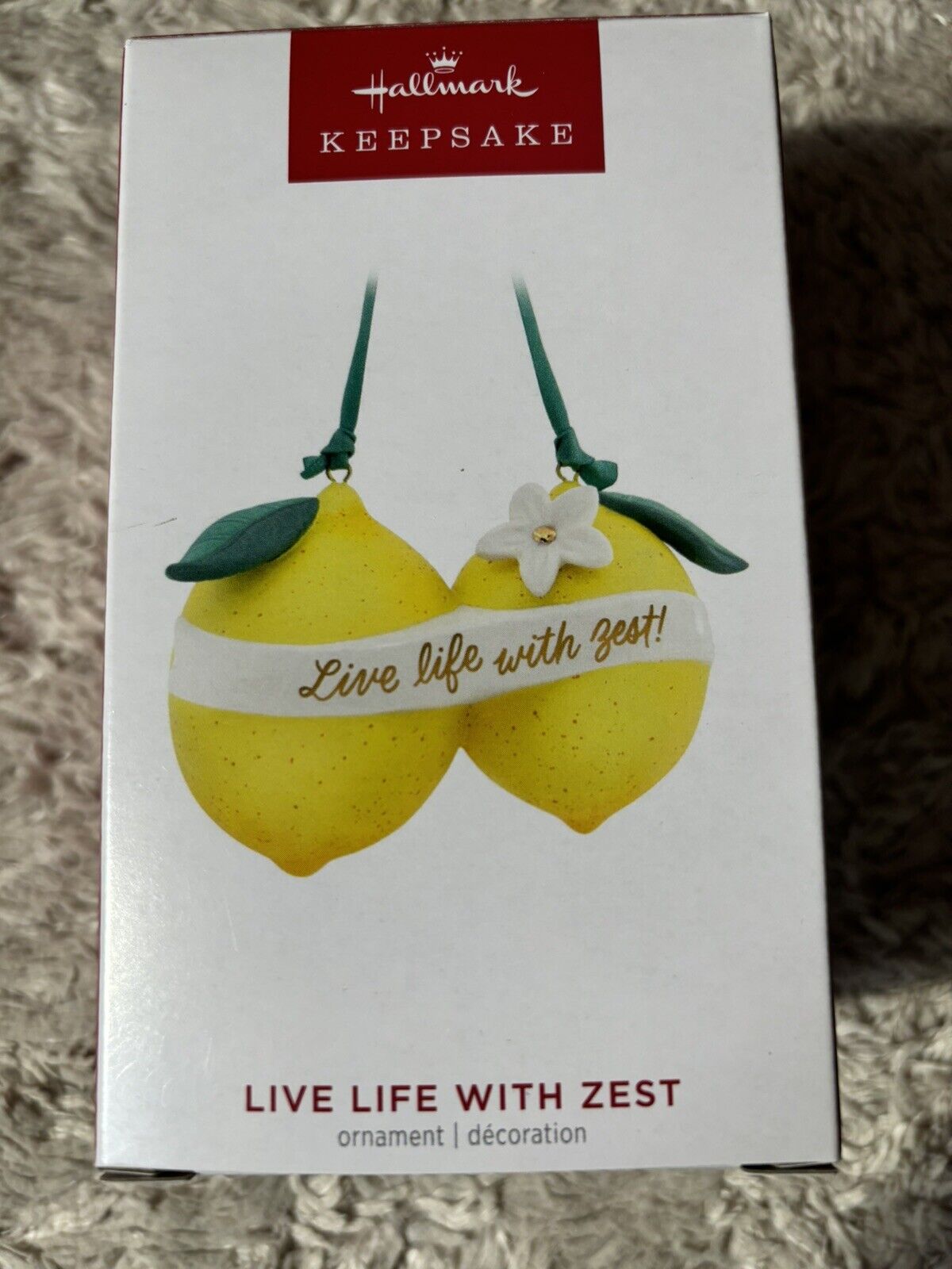 2023 Hallmark Keepsake Ornament Live Life with Zest New in Box