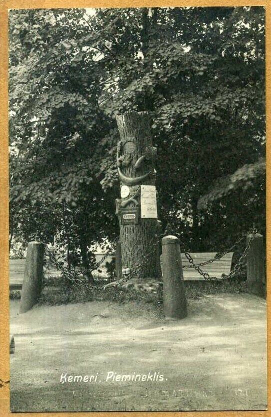 Latvia 1920\'s Kemeri Piemineklis Postcard