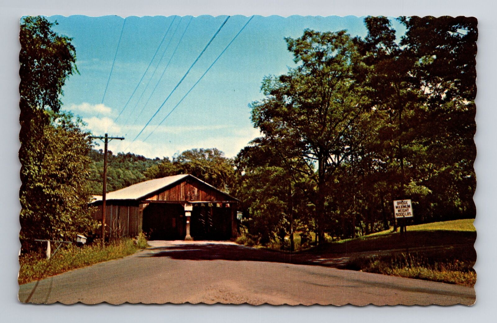 Middlebury VT-Vermont, Pulpmill Covered Bridge, Antique, Vintage Postcard