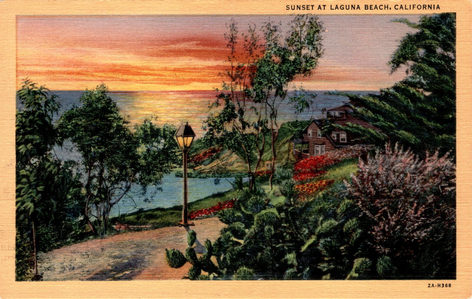 sunset, Laguna Beach, California, Orange County, stunning beaches, Postcard
