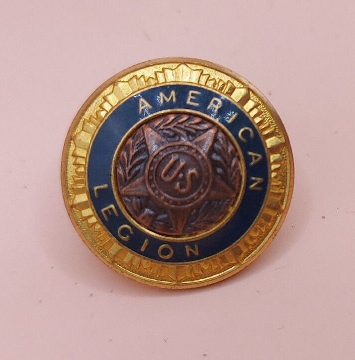 Vintage American Legion Button 1920-1935  (In Preowned Condition) As Pictured.