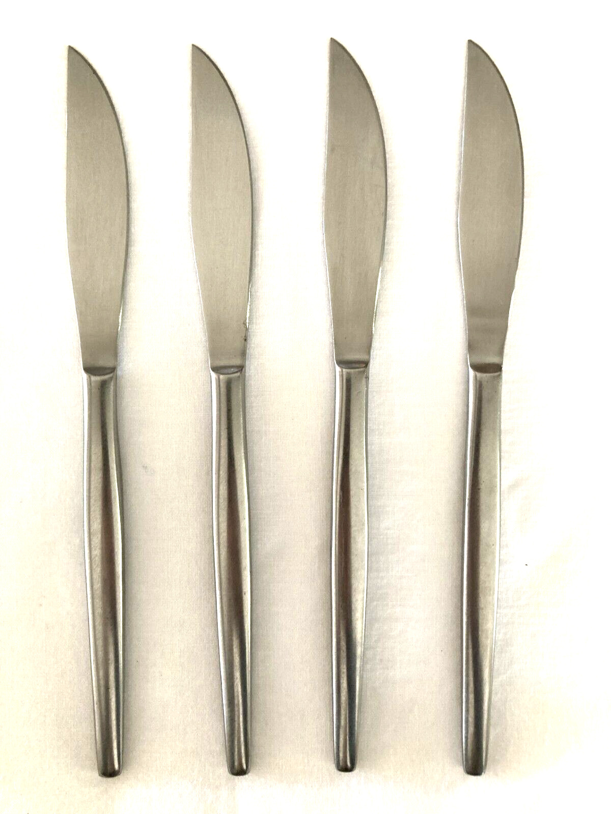 4 Vintage Kalmar Mid-Century Stainless Steak Knives, Made in Italy, 8 1/2\