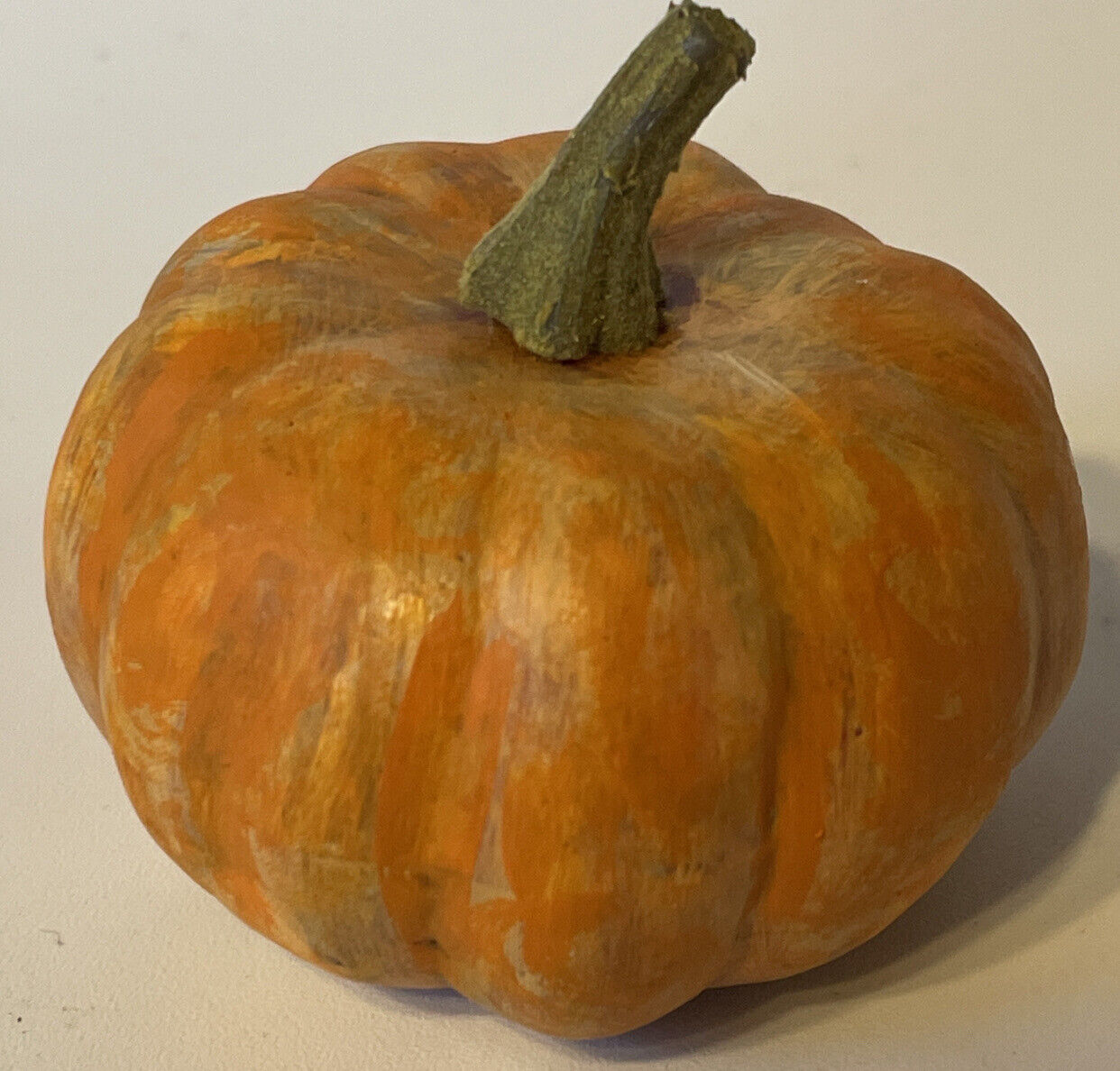 Custom Painted Mini Faux Pumpkin 2”Tall & Across