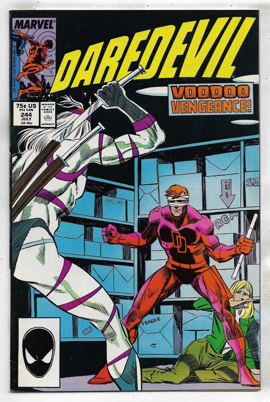 Daredevil 1987 #244 Very Fine