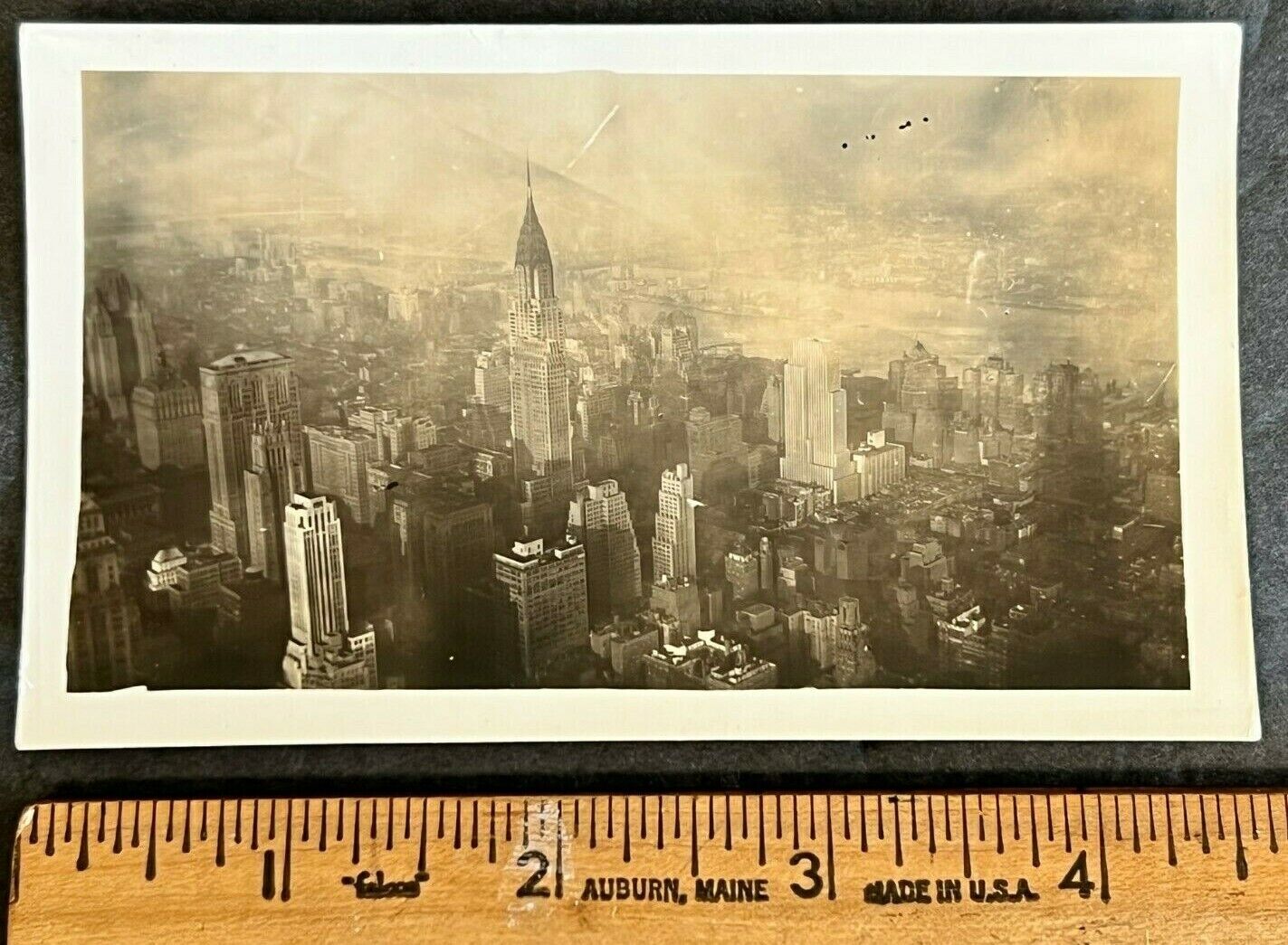 1930S 86TH FLOOR EMPIRE STATE BLDG NEW YORK CITY VIEW 4.5\