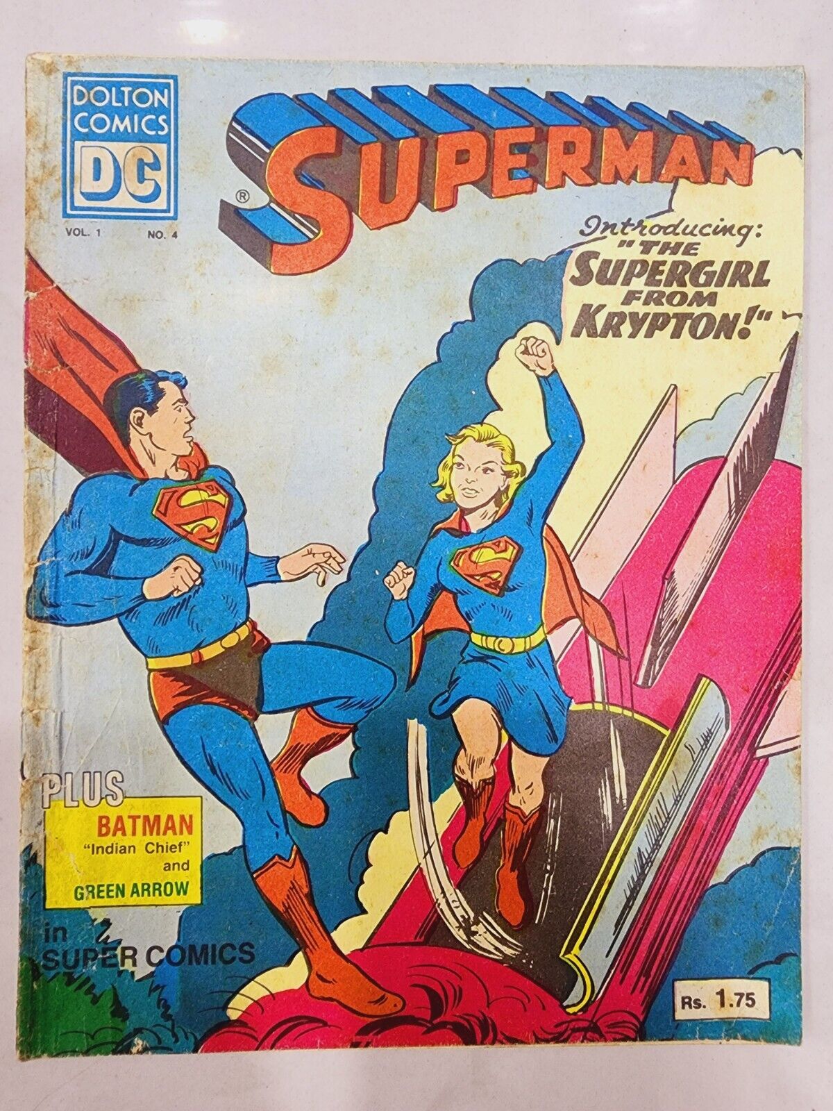 Supergirl 1st appearance DC Dalton INDIAN Variant of Action comic #252 English