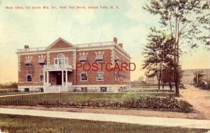 1911 MAIN OFFICE, THE GOULD MFG. CO., West Fall Street, SENECA FALLS, N.Y.