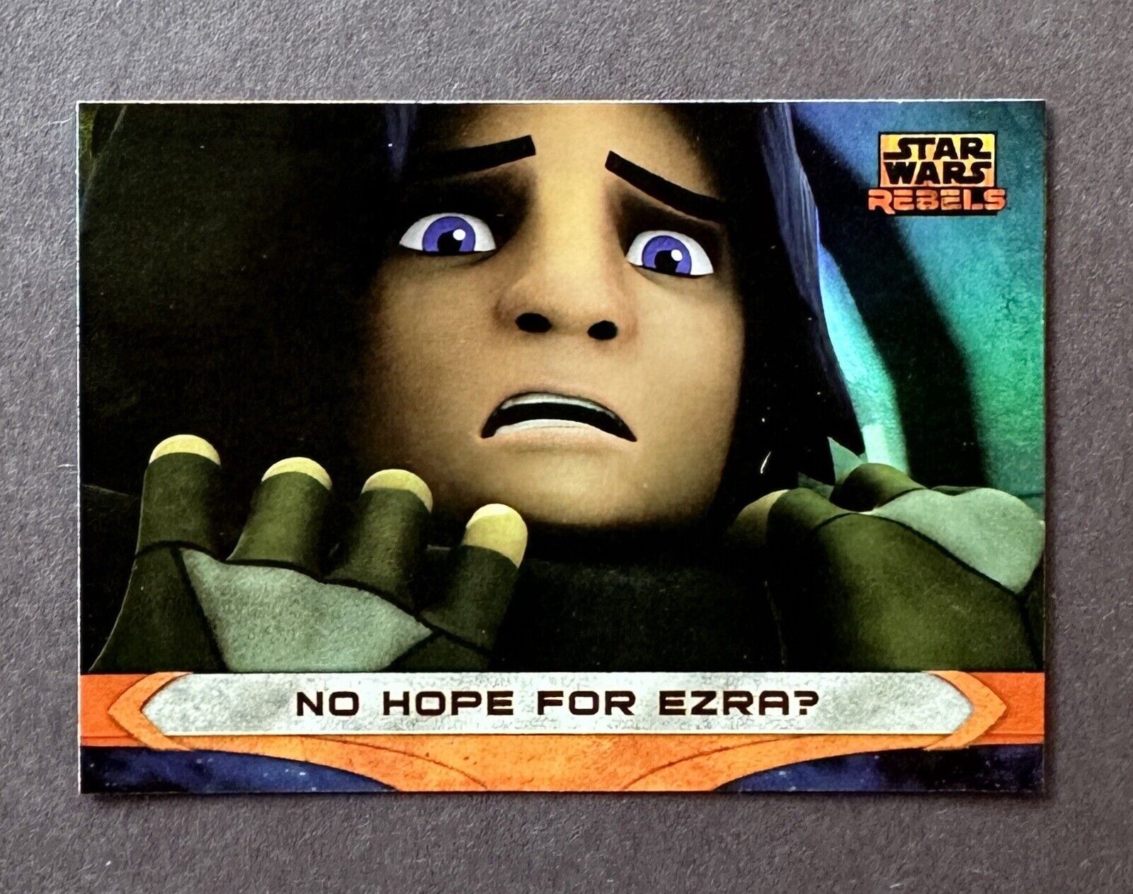 2015 Topps Star Wars Rebels NO HOPE FOR EZRA #69 Rainbow Foil