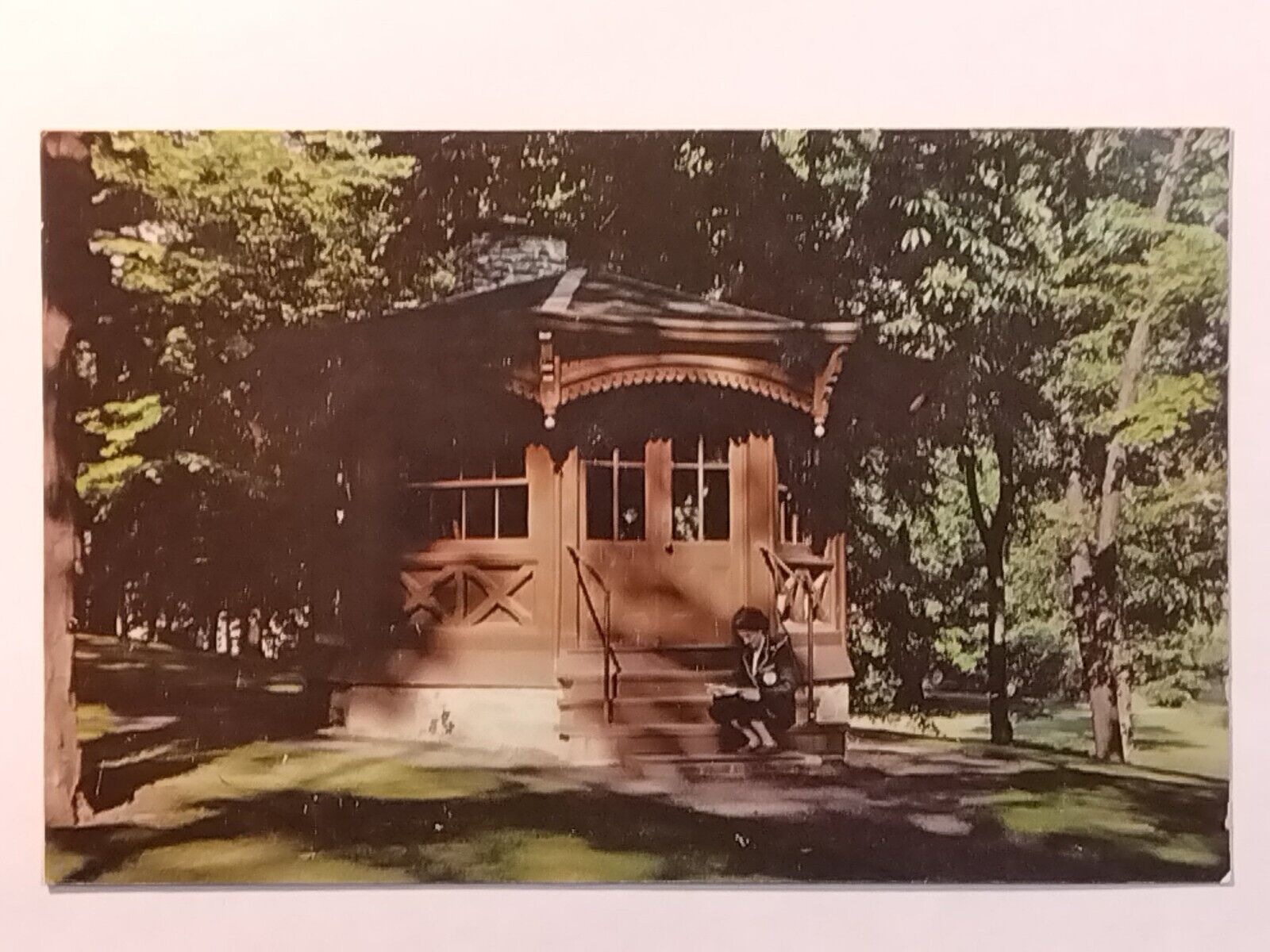 Mark Twain Study At Elmira College New York  Postcard